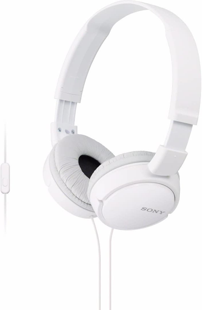 Sony MDRZX110AP/W ZX Series Wired On-Ear Headphones