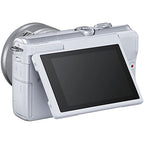 Canon 3700C009 EOS M200 White Mirrorless Camera Kit