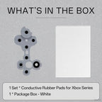 WCDZSU Conductive Rubber Pad Replacement for Xbox Series X/S