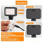 Tuvzylory Magnetic Rechargeable LED Fill Light for DJI Osmo Pocket 4