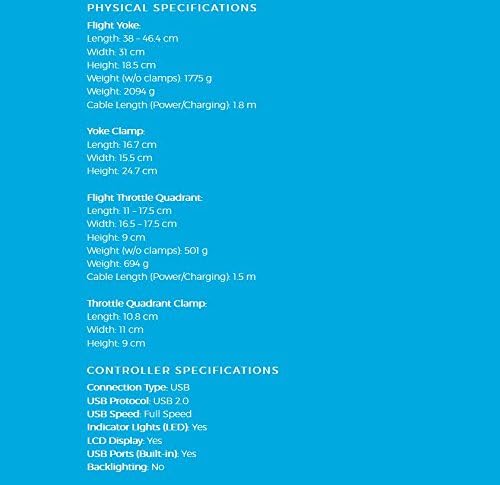 Logitech 945-000023-cr Saitek PRO USB Flight Yoke (Renewed)