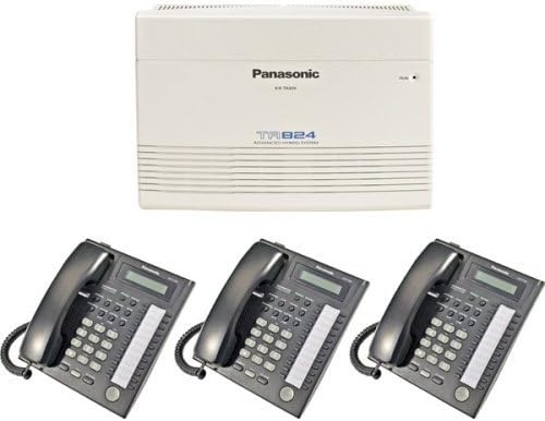 Panasonic KX-TA824 Phone System + 3 KX-T7731 Phones Renewed — main product image