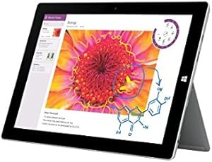 Microsoft 7G6-00003 Surface 3 128GB Silver Tablet