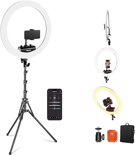 Neewer 10103010 18" LED Ring Light with Stand