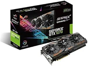 NVIDIA STRIX-GTX1070-O8G-GAMIN GeForce GTX 1070 Graphics Card — main product image