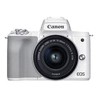 Canon 4729C004 EOS M50 Mark II EF-M 15-45mm White Kit