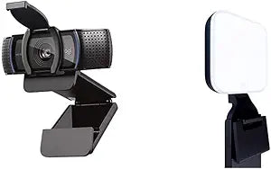 Logitech C920e HD Webcam with Litra Glow Light
