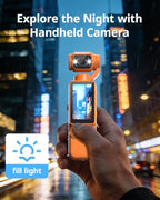 CGXUED Pocket Vlogging Camcorder with 180° Rotating Lens