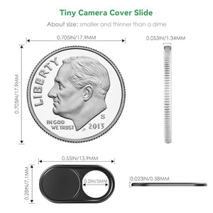 CloudValley Ultra-Thin Metal Webcam Cover Slide