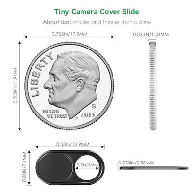 CloudValley Ultra-Thin Metal Webcam Cover Slide