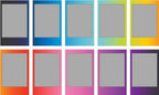 Fujifilm InstaX Mini Film Rainbow Staind Glass Candy Pop 4-Pack