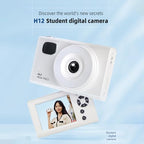 Qiilu 1080P Kids Digital Video Camera with 16X Zoom