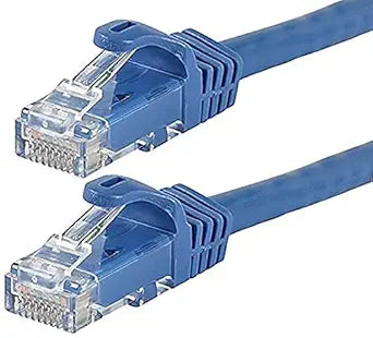 Monoprice 141815 Cat6 2ft Blue Ethernet Cable (12-Pack)