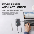 Bloepum Portable External Hard Drive with USB 3.0 SuperSpeed