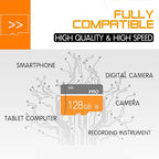 gzpddu 128GB Micro SD Card 2-Pack with SD Adapter