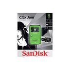 SanDisk SDMX26-008G-G46G 8GB Clip Jam MP3 Player Green