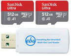 SanDisk SDSQUAR-512G-GN6MN 512GB Ultra MicroSDXC Card Bundle