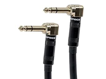 Monoprice 109441 1/4" TRS Right Angle Audio Cable - 6ft