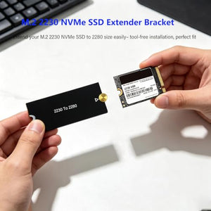 ORTREE M.2 2230 to 2280 NVMe SSD Adapter Bracket (6-Pack)