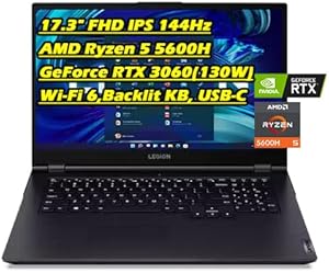 Lenovo Legion 5 Gaming Laptop Ryzen 5 RTX 3060 144Hz FHD