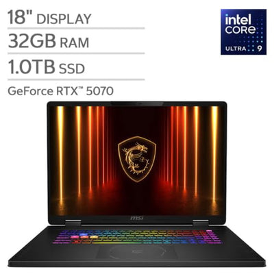 MSI Crosshair 18 HX AI High-Performance Gaming Laptop