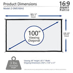 Elite Screens Yard Master 2 Series 135-INCH Rear Projection Screen
