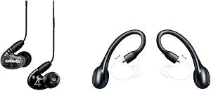 Shure AONIC 4 SE425 Wireless Earbuds Bundle Black