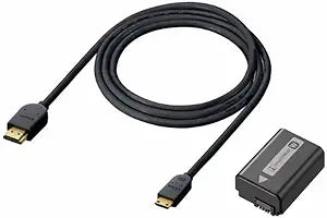 Sony ACCHDFW Accessory Kit Battery HDMI Cable