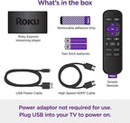 Roku Express HD Streaming Player Simple Remote