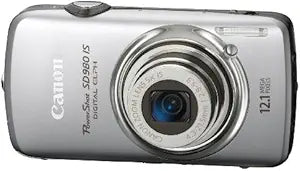 Canon SD980IS PowerShot 12.1MP Digital Camera Silver — main product image