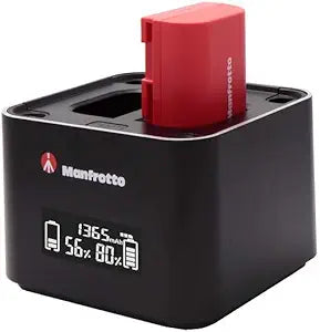 Manfrotto Pro CUBE Twin Charger - Canon DSLR Batteries — main product image