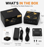 TOPCtec T01 AMD Ryzen AI 9 370 Mini PC Workstation