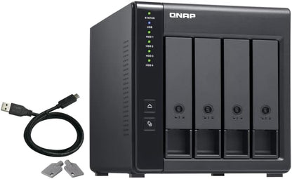 QNAP TR-004 4-Bay USB-C Hardware RAID DAS (Diskless)