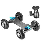 Neewer 90089140 Table Dolly Car Rolling Slider with Ball Head