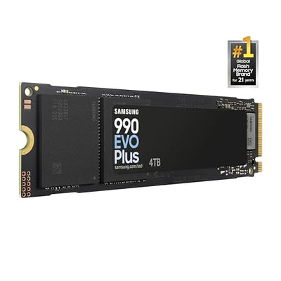Samsung 990 EVO Plus PCIe Gen 4x4 NVMe M.2 Internal SSD