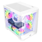 HOENGAGER Gleaming Ryzen 5 Prebuilt Gaming Desktop PC