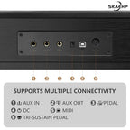 SKAEHP 88-Key Weighted Hammer-Action Digital Piano Bundle