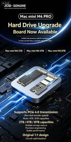 Generic 4TB PCIe 4.0 NVMe SSD Upgrade for Mac mini M4 Pro
