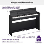 Yamaha YDP-S35 Arius Slim Digital Console Piano - White