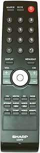 Sharp Rc2443802/01 LCD TV Remote — main product image