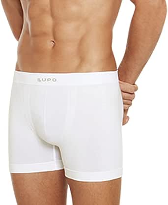 Lupo 00661-001P Men's Seamless Micro Modal Boxer Briefs