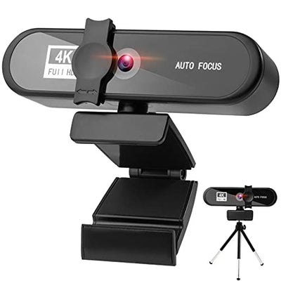 DDYYDS 4K Plug-and-Play Webcam with Privacy Shutter