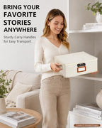 HULISEN Locking Photo Storage Box for 2,000+ 4x6 Prints