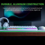 Razer Huntsman Mini 60% Keyboard Mercury Linear Bundle