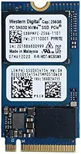 Western Digital WD SN530 256GB NVMe M.2 SSD — main product image