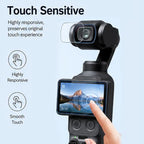 YUSYAIE Tempered Glass Screen Protector for DJI Osmo Pocket 4/3