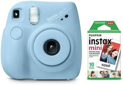 Fujifilm 600021778 Instax Mini 7+ Light Blue Camera Bundle
