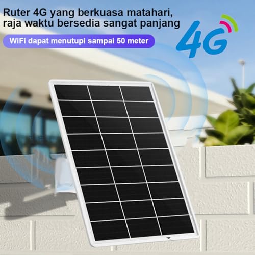 GOWENIC Solar-Powered Outdoor 4G LTE Modem Router with SIM Slot — main product image
