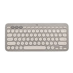 Logitech K380 Pebble Multi-Device Bluetooth Keyboard Sand