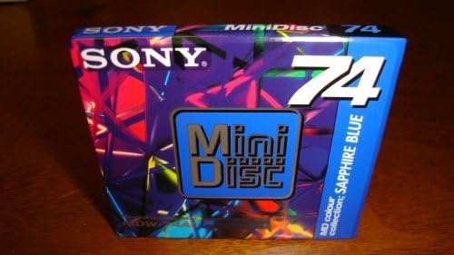 Sony MDW-74AL MiniDisc 74 min Sapphire Blue — main product image